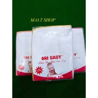 Khăn sữa cho bé-10 Khăn sữa gạc 4 lớp loại lớn ORI BABY