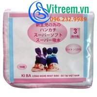 Khăn sữa Kiba xuất Nhật 3 lớp