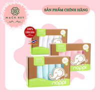 Khăn sữa sợi tre Nappi 30x30cm (6 cái/hộp)