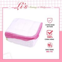 Khăn Sữa Xô Cho Bé 2 4 lớp SET 10 cái Siêu Thấm Hàng Xuất Nhật Cotton Dày Dặn Mềm Mịn Bền Dùng Cho Bé Sơ Sinh K2735