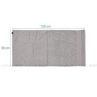 Khăn Tắm Belleto WB07 Màu Xám 58x120cm