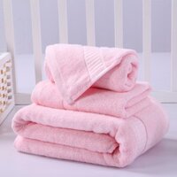 Khăn Tắm Cao Cấp Quảng Phú - Màu Hồng Phấn - 70x140cm - 100% Cotton - SIÊU MỀM MẠI & THẤM HÚT (ẢNH THẬT)