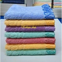 Khăn tắm cotton cao cấp hình tim ngọt ngào Sweet heart dễ thương 40cm x 76cm KB124
