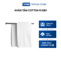 Khăn tắm cotton  JYSK Flisby  trắng  R65xD130cm