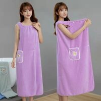 ✨✨Khăn tắm cực dài Khăn tắm có thể mặc có thể quấn Áo choàng tắm dành cho người lớn Quần áo gia đình Không xơ Không phai màu Mềm mại hơn Cotton nguyên chất 25.3.21