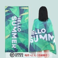 Khăn tắm du lịch, khăn tắm biển khô nhanh, áo choàng tắm, bảo vệ nắng, ấm áp, di động, thấm hút, khăn thể thao cho phụ nữ