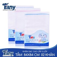 KHĂN TẮM GẠC CAO CẤP 3 LỚP FANY ( SET 2 KHĂN )