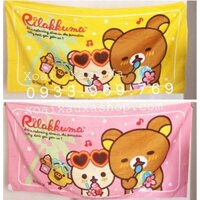 khăn tắm hoạt hình gấu Rilakkuma (kích thước: 1m35cm*75cm )