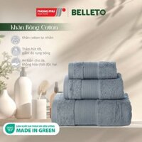 Khăn Tắm, Khăn Gội/Mặt, Khăn Tay Belleto Cotton Thấm Hút Tốt, Dày Dặn, Mềm Mịn, Nhanh Khô Phù Hợp Cho Gia Đình, Khách Sạn, Thể Thao Và Du Lịch WB10, MB10, UB10