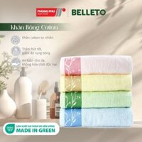 Khăn Tắm, Khăn Gội/Mặt, Khăn Tay Belleto Cotton Dày dặn, Mềm Mịn, Nhanh Khô M103, W103, U103