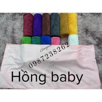 Khăn tắm, khăn quấn người 70x140cm - hồng baby