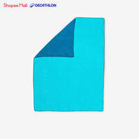 Khăn tắm microfibre hai mặt cỡ m 60 x 80 cm xanh dương/xanh lá DECATHLON NABAIJI mã 8751951