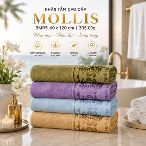 Khăn tắm Mollis BMR5 - 60x120cm