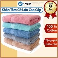 Khăn Tắm Sợi Cotton Siêu Thấm Hút - Cỡ Lớn 70x140cm - Mềm Mại - Bông Dày Cực Nhanh Khô - Khăn Khách Sạn, Spa - COT70