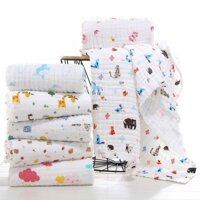 Khăn tắm sợi tre 6 lớp cho bé 105*105 - Cute bath towel