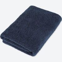 Khăn tắm Uniqlo cotton Nhật Bản màu navy- 404883