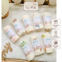 Khăn tắm xô Muslin 2 lớp Monny 80x100 đa năng thoáng mát cho bé làm chăn hè, khăn tắm