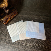 Khăn tay nam Cotton nguyên chất Seckill giá rẻ Khăn tay Cotton thấm mồ hôi Khăn tay cổ điển Soft Father Give away (Phong cách Nhật Bản)