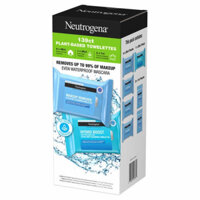 Khăn Tẩy Trang Neutrogena Plant Based Makeup Remover Cleansing Towelettes Set 139 miếng (Hộp)