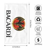 Khăn thấm Bacardi Khăn vuông Khăn mặt Khăn đầu Khăn tắm Khăn chạy bộ Thể dục Yoga Khăn thể thao ngoài trời 70x40cm