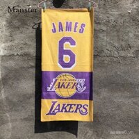 Khăn thể thao Lakers Kobe James 6 Anthony Westbrook, khăn tắm, khăn thấm mồ hôi, khăn tay, khăn tay thấm mồ hôi