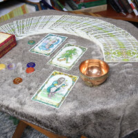 Khăn Trải Bài Tarot Grizzly Brown (Nâu Xám)