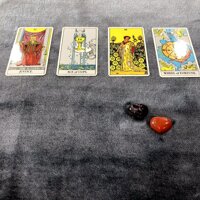 Khăn Trải Bài Tarot Navy Gray (Xám Xanh)