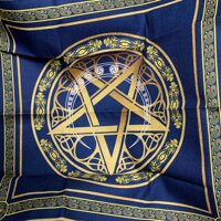 Khăn Trải Bài Tarot Wicca Star Crescent