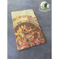 Khăn trải bàn 3D màu vàng 90cm x 150cm - khăn bằng nhựa không thấm nước - giao hoa văn ngẫu nhiên