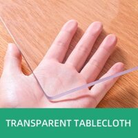 Khăn Trải Bàn Bằng Nhựa pvc Mềm Trong Suốt Chống Nước Chống Bỏng Dùng Một Lần Tiện Lợi