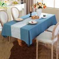 Khăn trải bàn bằng vải lanh Cotton HJKL Bàn làm việc bền