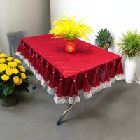 khăn trải bàn chữ Nhật kt : ( vải tulip lặn )