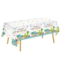 Khăn Trải Bàn Dùng 1 Lần Họa Tiết Khủng Long Dễ Thương Bắt Mắt