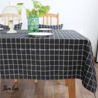 Khăn trải bàn họa tiết caro