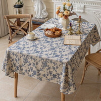 Khăn trải bàn kiểu Mỹ Retro Khăn trải bàn Thích hợp để trang trí nhà cửa Khăn trải bàn dài Thảm trải bàn