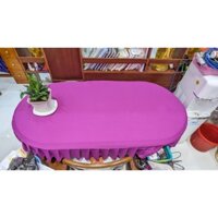 KHĂN TRẢI BÀN OVAL - BÀN HÌNH BẦU DỤC