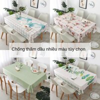 💎khăn trải bàn pvc chống thấm nước, bỏng, dầu, trái tim cô gái, thảm cafe hình chữ nhật, bàn, ăn,