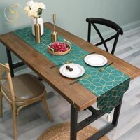 Khăn Trải Bàn Table Runner Emerald Keno Sang Trọng Cao Cấp
