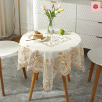 Khăn Trải bàn tròn 90cm nhựa pvc- HÀNG ĐẸP