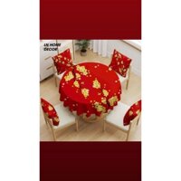 khăn trải bàn tròn đón tết , bàn tròn 1m2