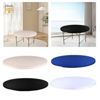 Khăn trải bàn tròn được trang bị có nắp đàn hồi