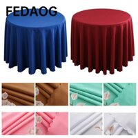 Khăn trải bàn tròn FEDAOG Polyester Trang trí nội thất Bàn tiệc