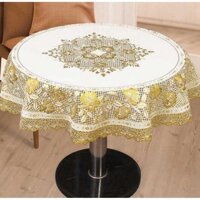 Khăn trải bàn tròn hoa văn đường kính 90 cm cực xinh
