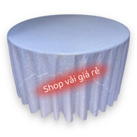 Khăn trải bàn tròn phủ chân đường kính khăn 2m5