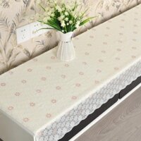 Khăn trải bàn tủ TV PVC, khăn che tủ đầu giường, khăn trải bàn hình chữ nhật cho phòng khách, phong cách châu Âu, thảm bàn cà phê, khăn che tủ giày, khăn chống nước không cần giặt VN7Q