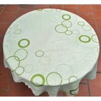 khăn trải bàn vải nhung 2 mặt hình vòng tròn