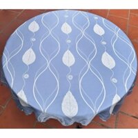 Khăn trải bàn vải nhung bông 2 mặt như hình mô tả