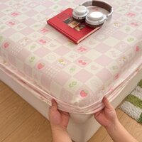 Khăn trải giường hình gấu bơ 100% Cotton đơn 1m5 1m8