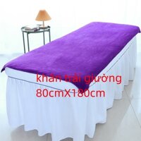 Khăn Trải Giường Massage Spa Thẩm Mỹ Viện Mềm mịn Không xổ lông Siêu Thấm Hút khích thước 80x180cm