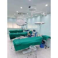 ￼Khăn trải giường tiêm, ga giường tiểu phẫu, ga phẫu thuật y tế - spa chất vải kaki, dày dặn KT 1,5m x 2m